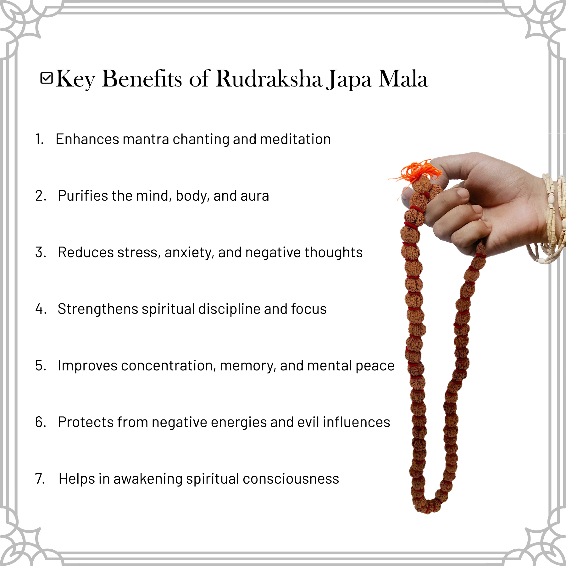 Rudraksha Japa Mala