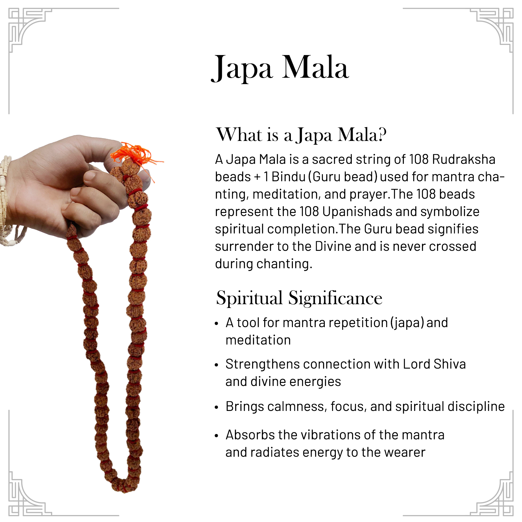 Rudraksha Japa Mala