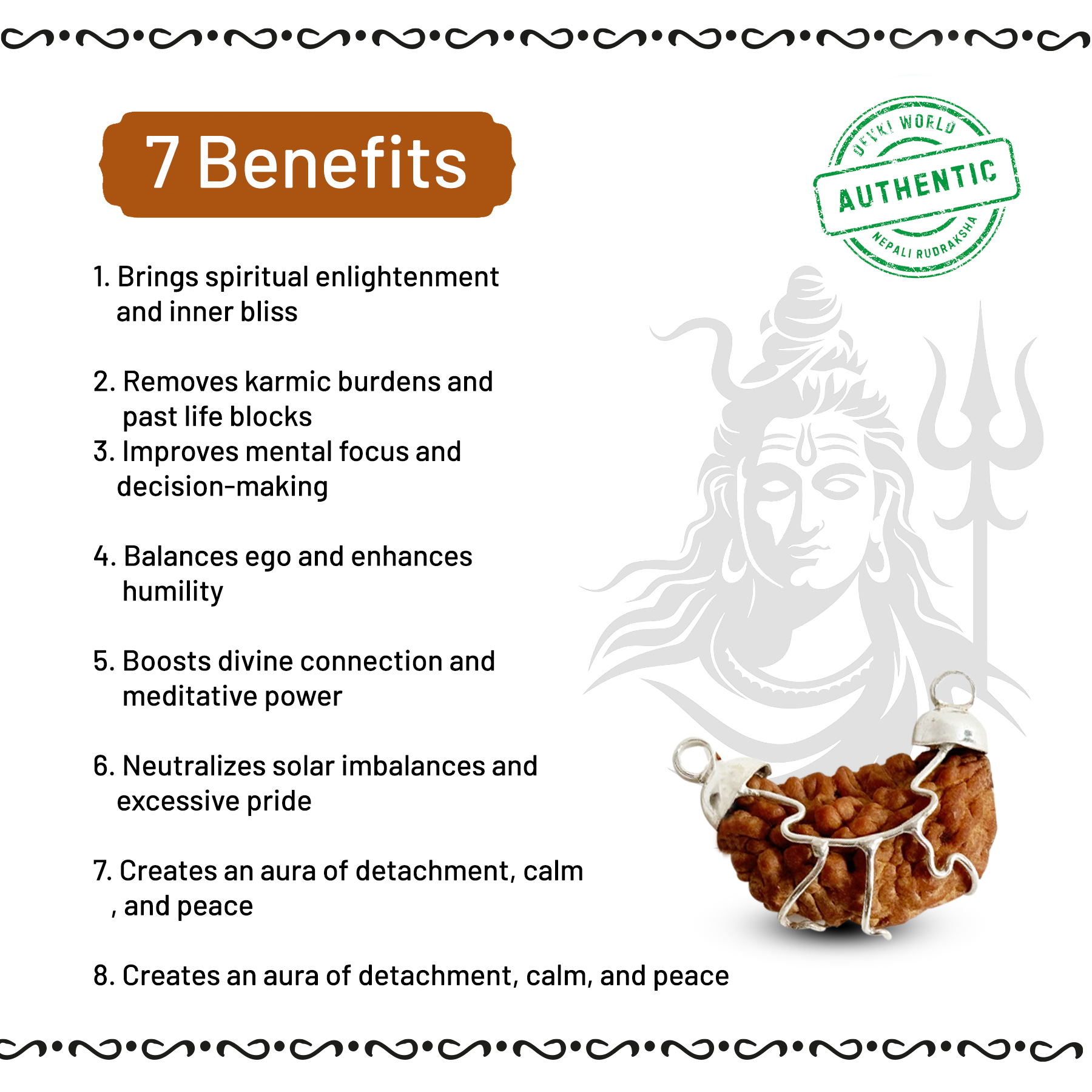 1 Mukhi Rudraksha Indian
