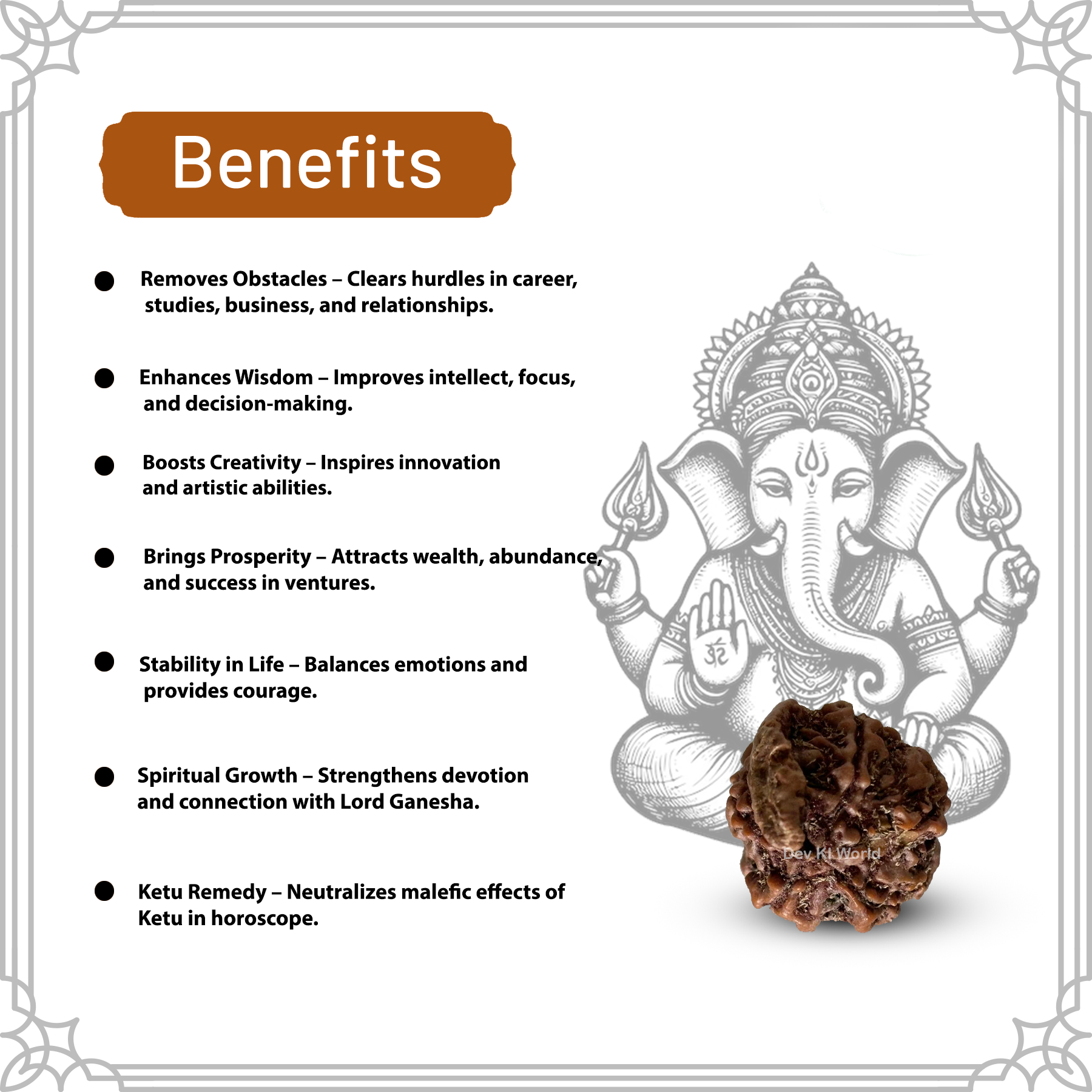 Ganesh Rudraksha