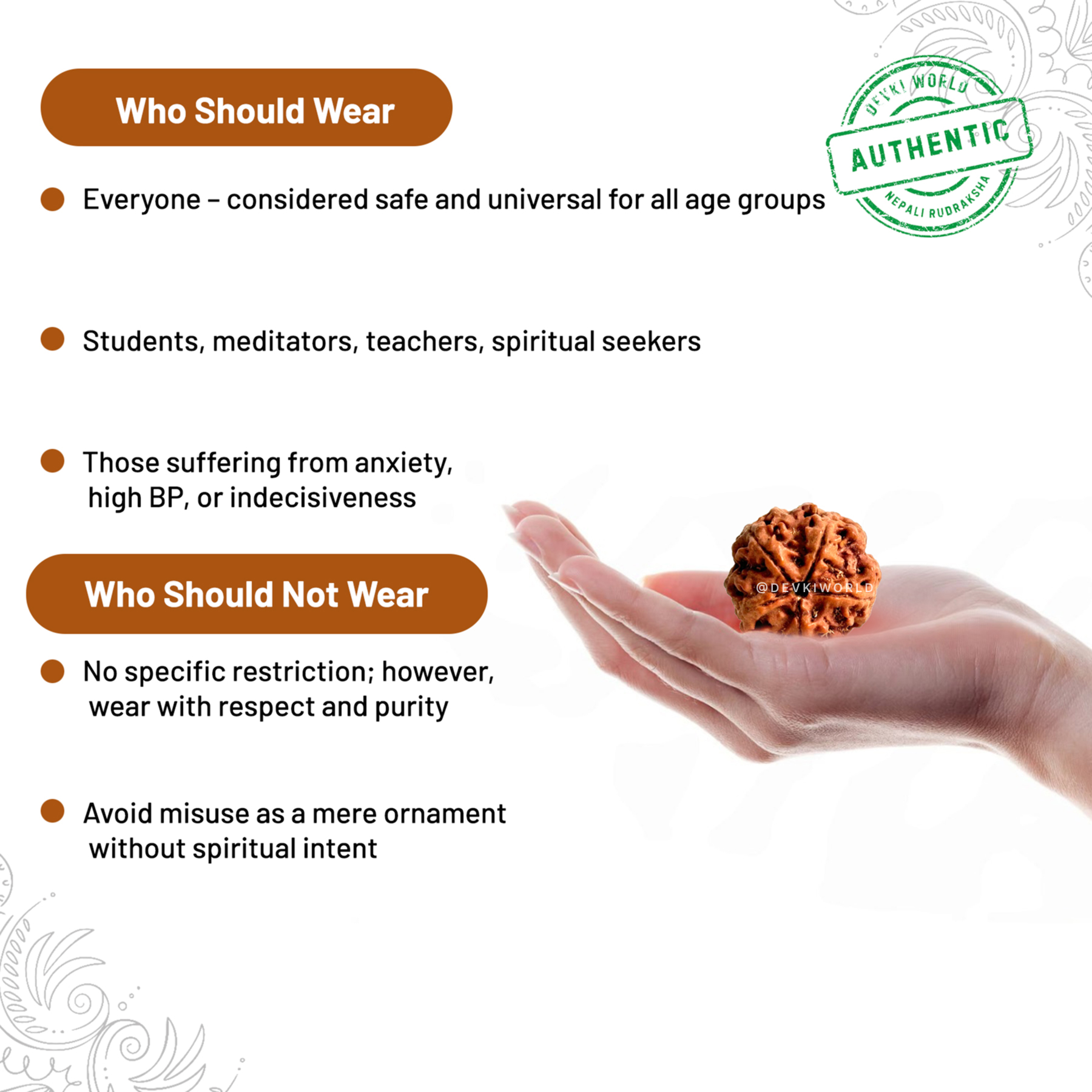 5 Mukhi Rudraksha