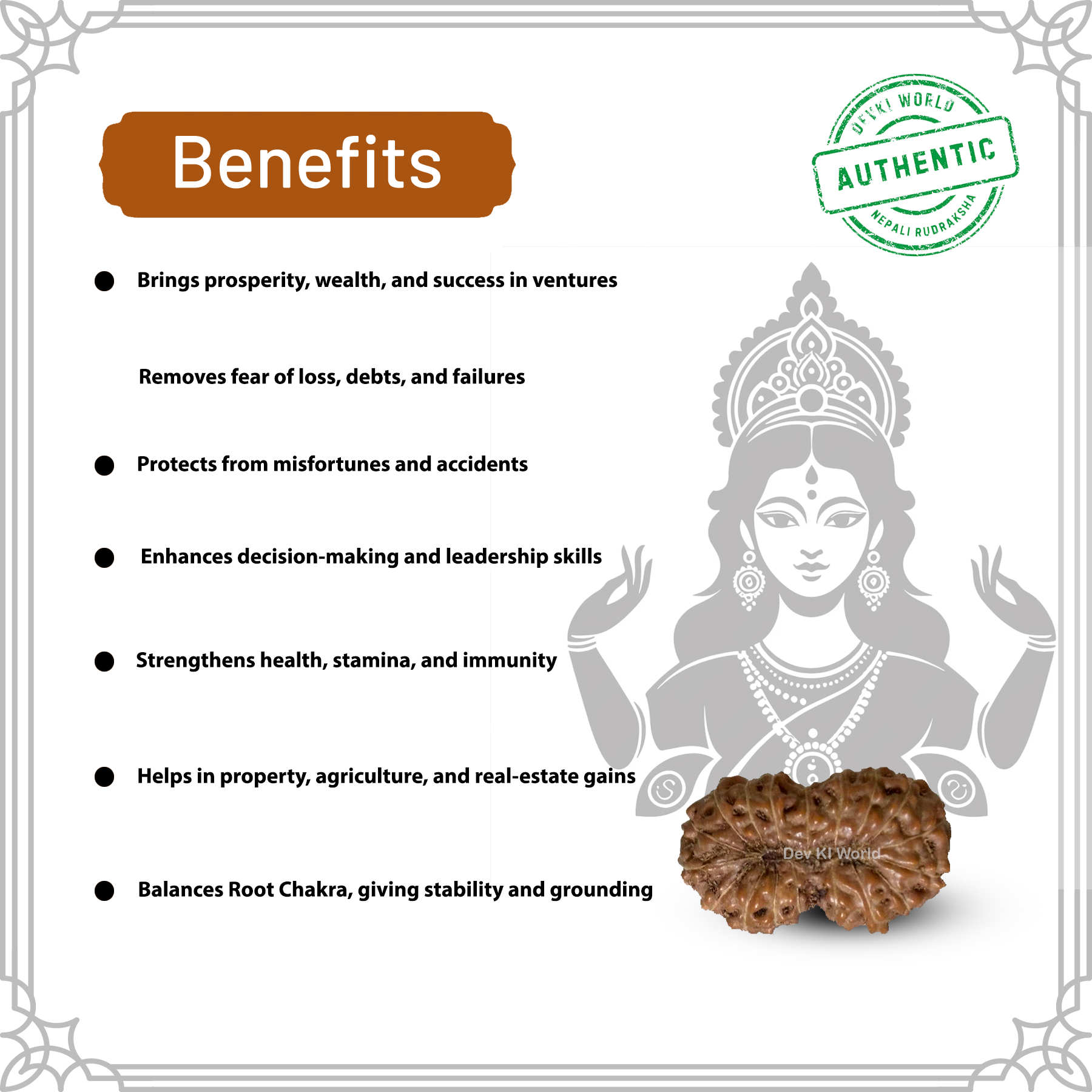 18 Mukhi Rudraksha