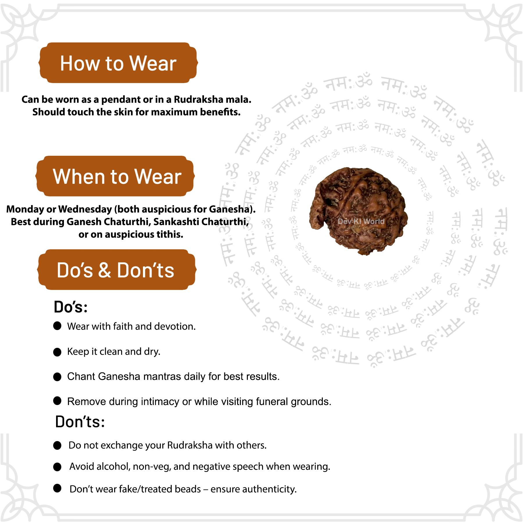 Ganesh Rudraksha