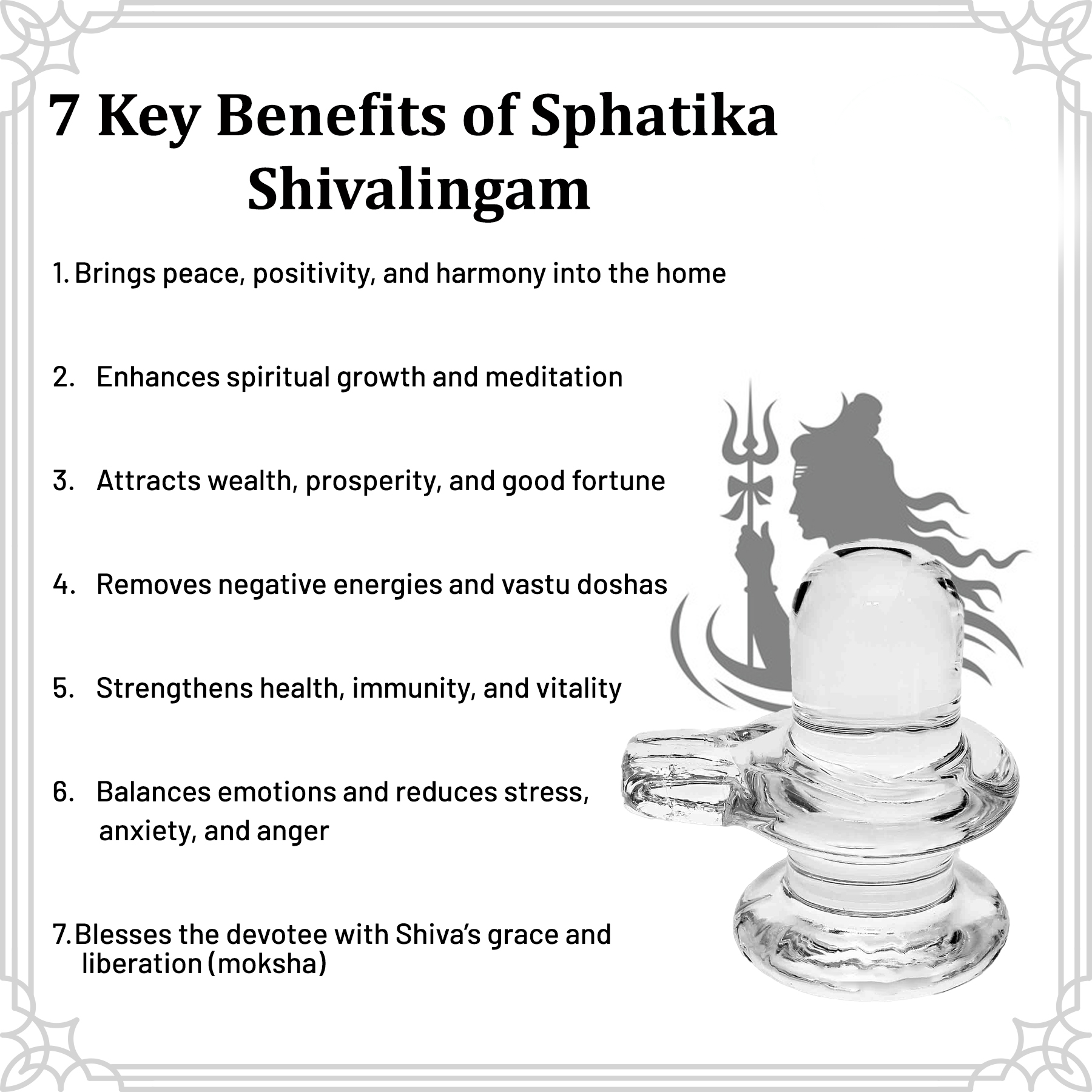 Sphatika Shivalingam