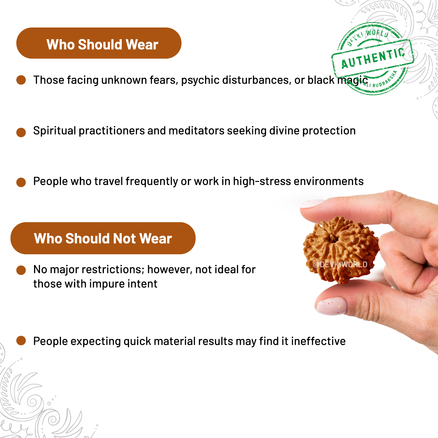 10 Mukhi Rudraksha