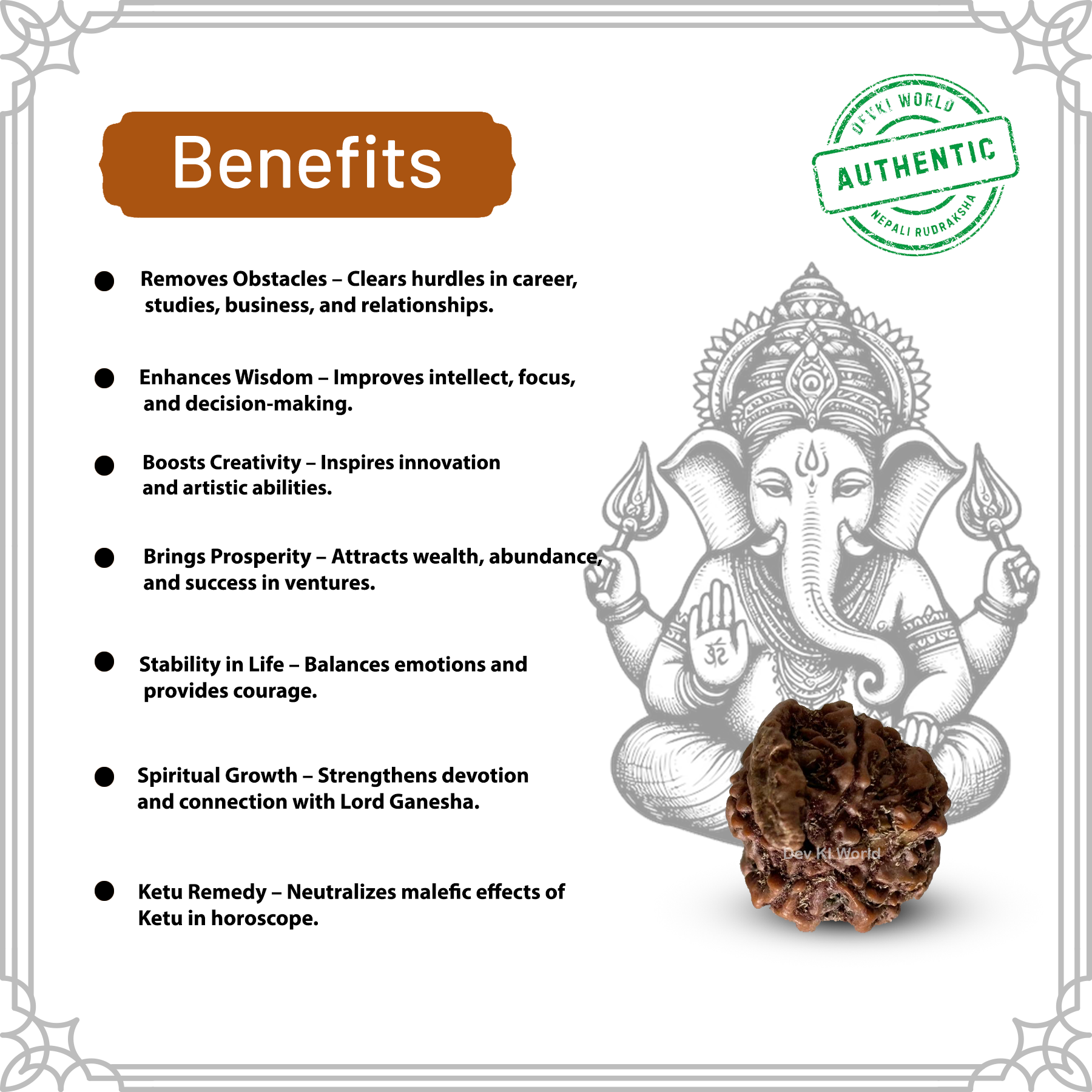 Ganesh Rudraksha