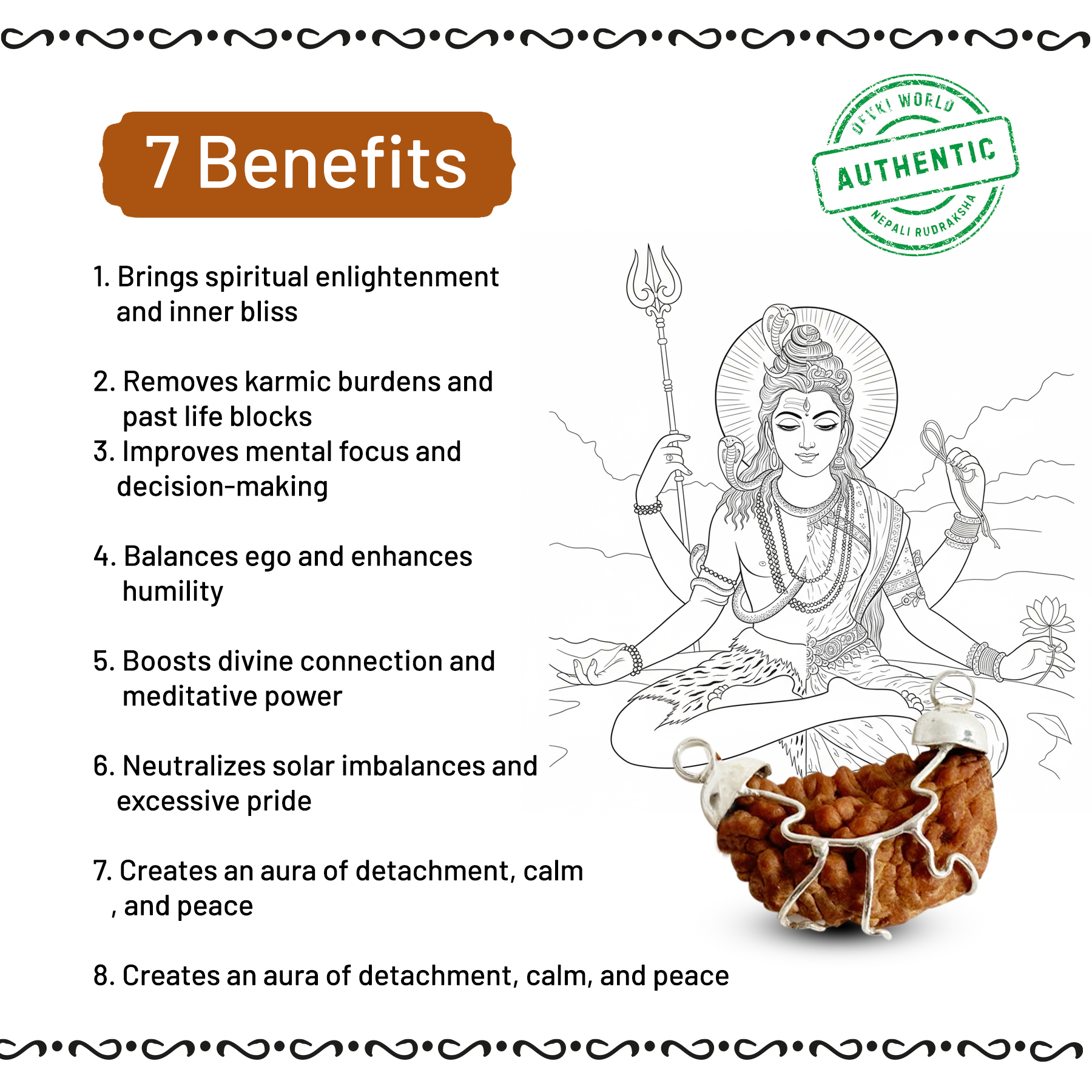 2 Mukhi Rudraksha