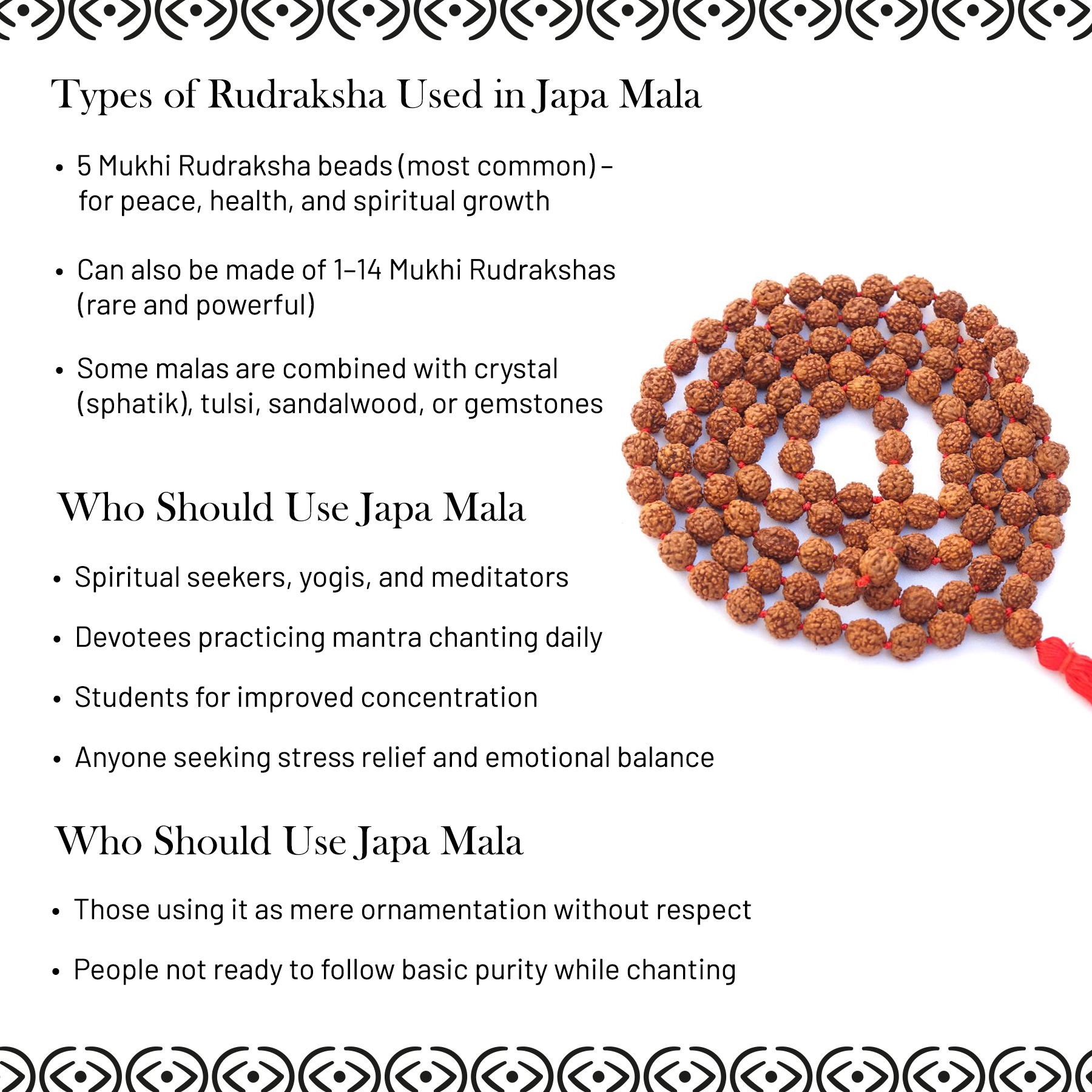 Rudraksha Japa Mala