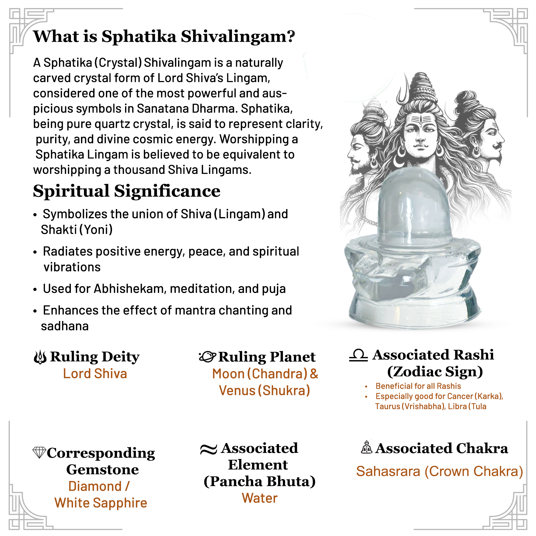 Sphatika Shivalingam