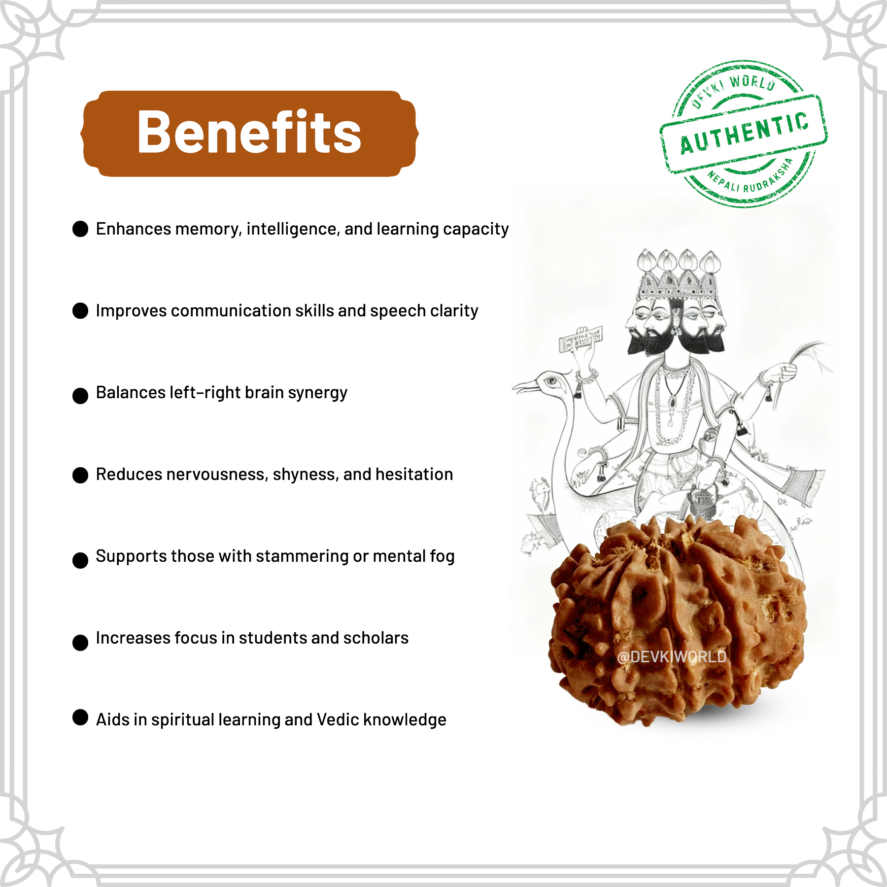 4 Mukhi Rudraksha